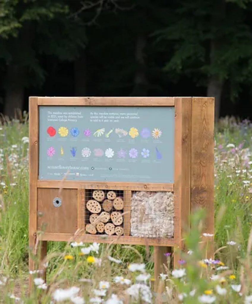 A photograph of the Niche product, Habitat signs